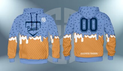 Custom "Prospects" Ice Cream Scoop Performance Hoodie